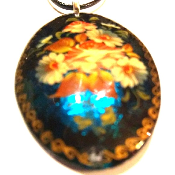 ⏳SALE *RARE Russian Lacquered Hand-Painted VINTAGE - Picture 8 of 8